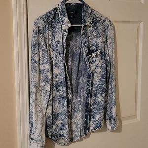 Urban Outfitters acid wash button up. Size L
